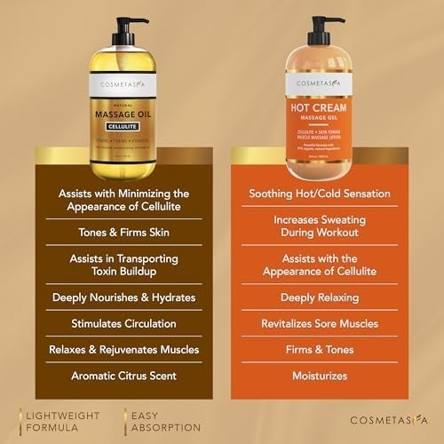 Aceite de masaje para celulitis, gel y guante Gel de masaje natural de crema