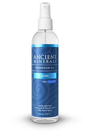 Ancient Minerals Magnesium Oil Spray Ultra with MSM – a Pure Zechstein Topical