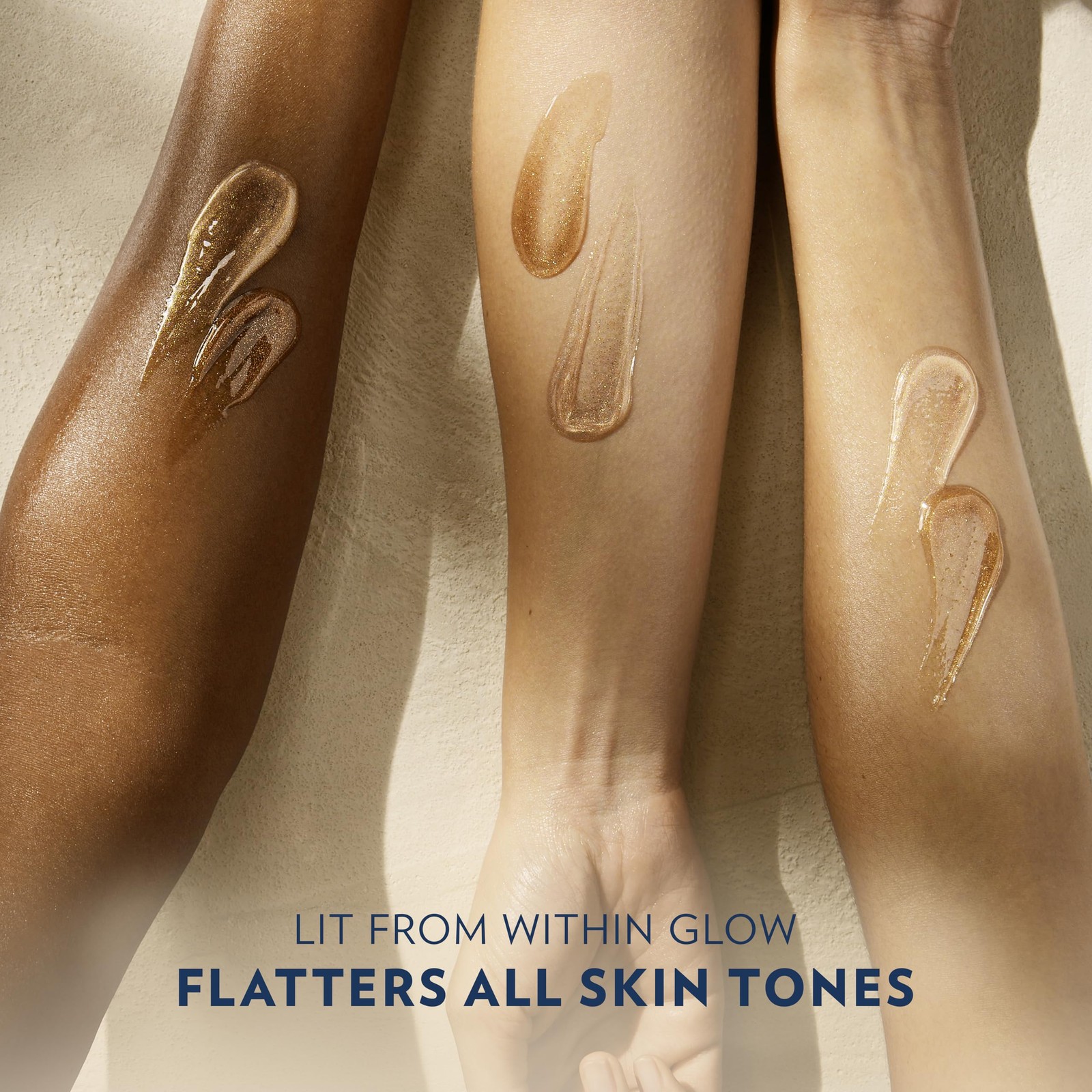 Vaseline Glazed and Glisten Golden Hour Body Gel Oil Glow Vanilla Cocoa Shimmeri
