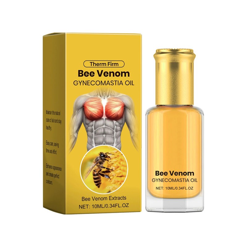 Bee Venom Gynecomastia Oil –Firming Chest | Treatment for Gynecomastia~Hot New