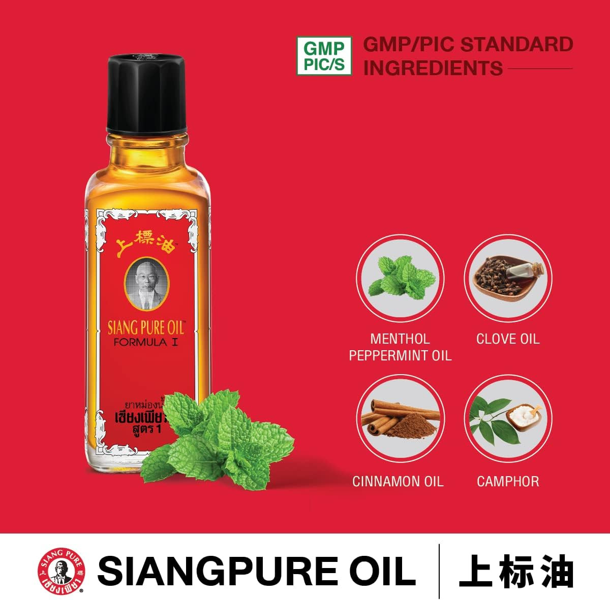 Siang Pure Red Oil Body Lubricant 0.8 Fl Oz Pack Of 1 For Health And Beauty