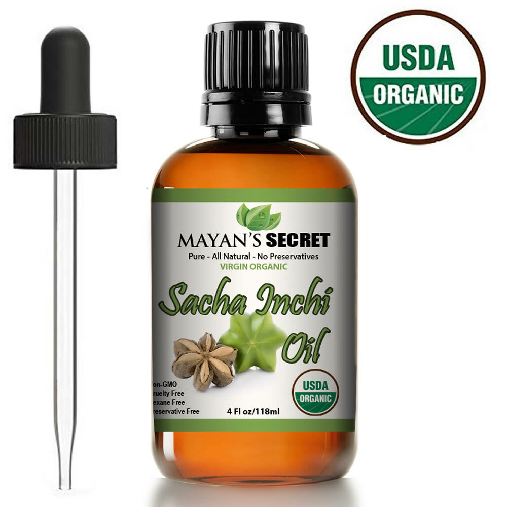 Sacha Inchi Oil -USDA CERTIFIED ORGANIC Extraodinarily high antioxidant 4OZ