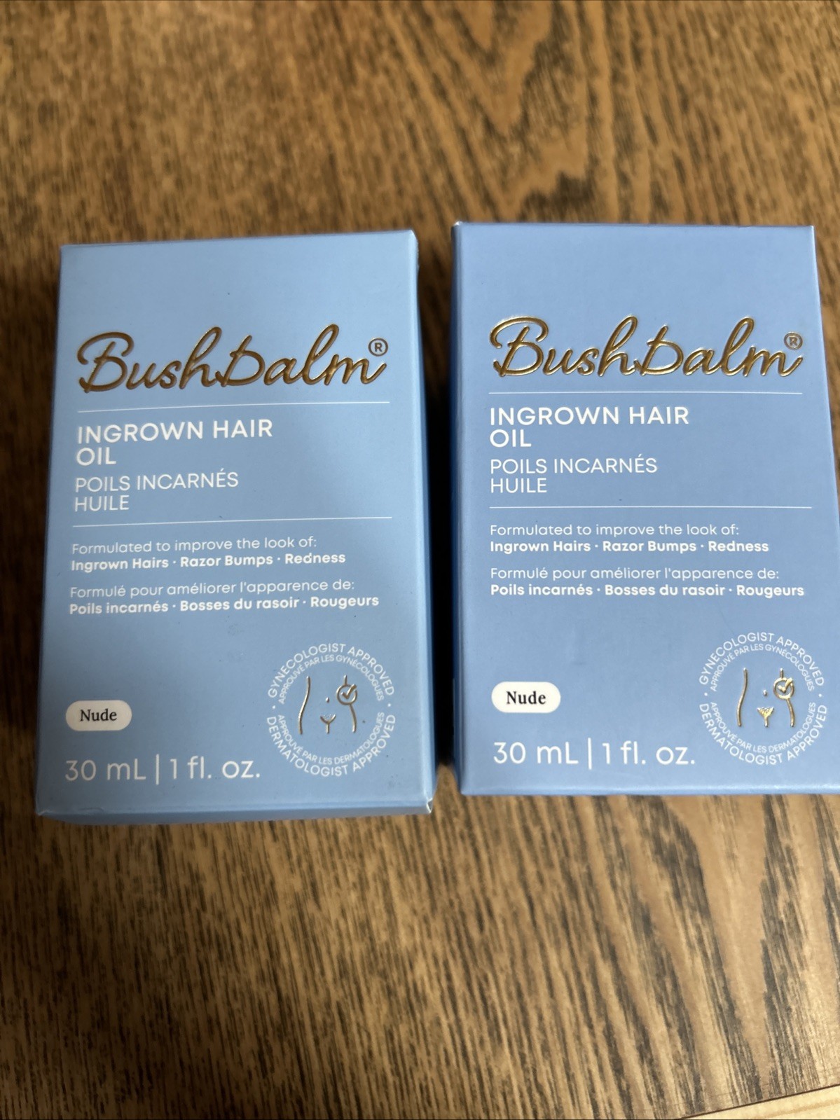 Nude Ingrown Hair Oil – Helps Prevent Ingrown Hairs, Razor Burn 2 Pack
