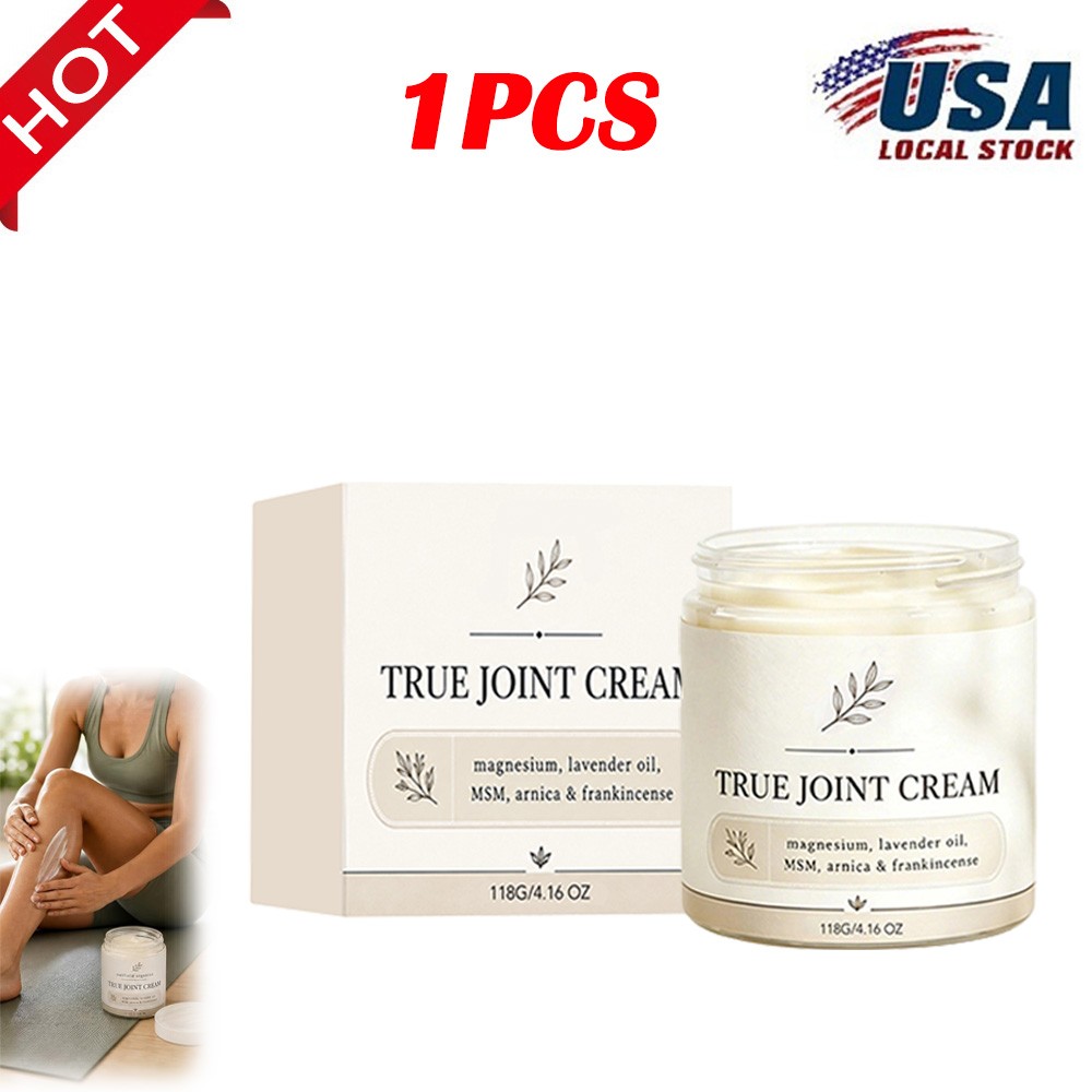 1-3Pack Organics True Joint Cream, Moisturizing Massage Cream for Body Joints