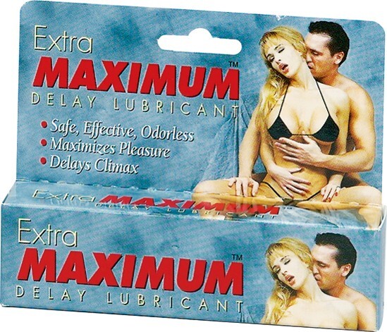 Nasstoys Extra Maximum Delay Lube Large 1.5 fluid ounces, New