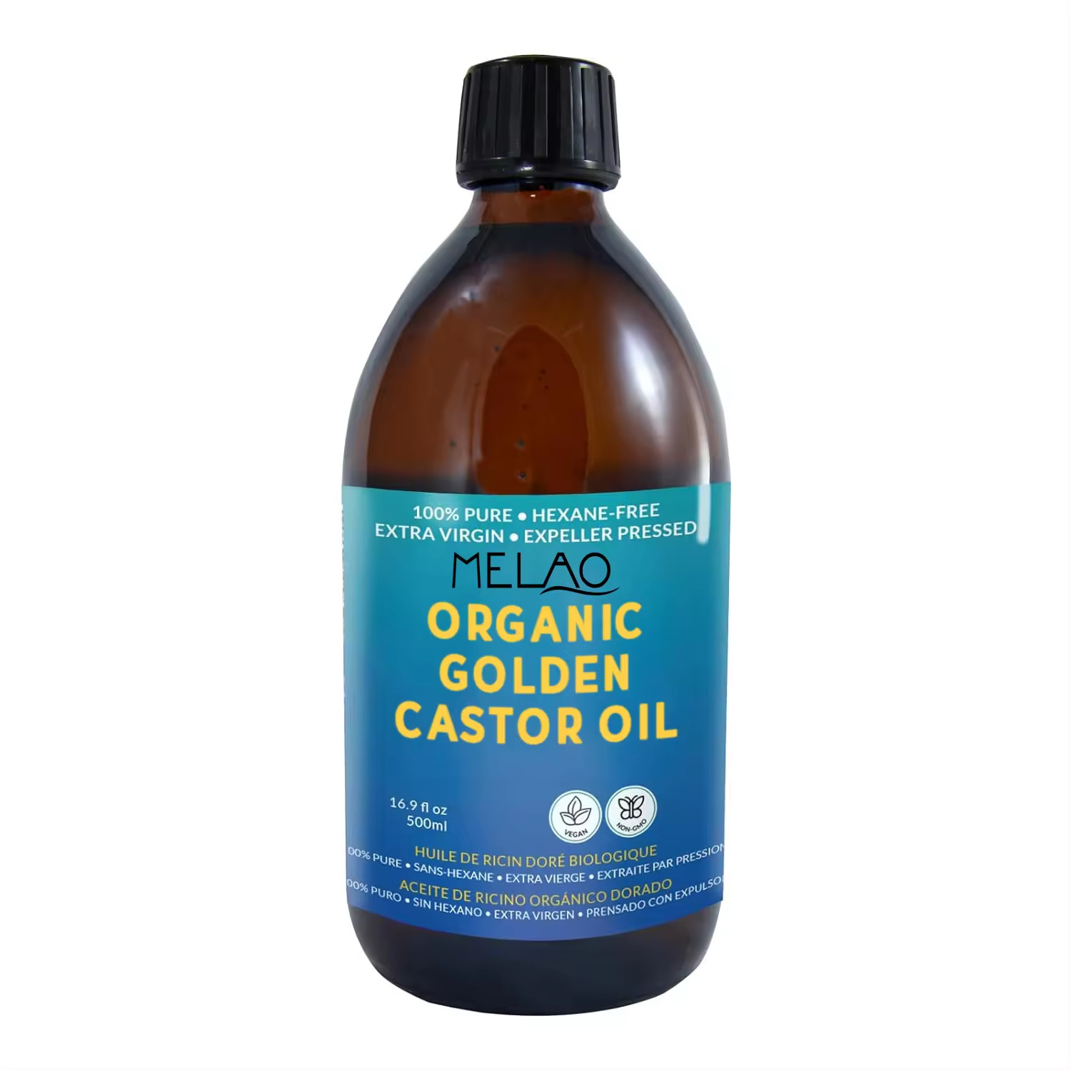 CASTER OIL Is 100% Organic Good for Skin, Hair, Nails Used for centuries 16.9 oz