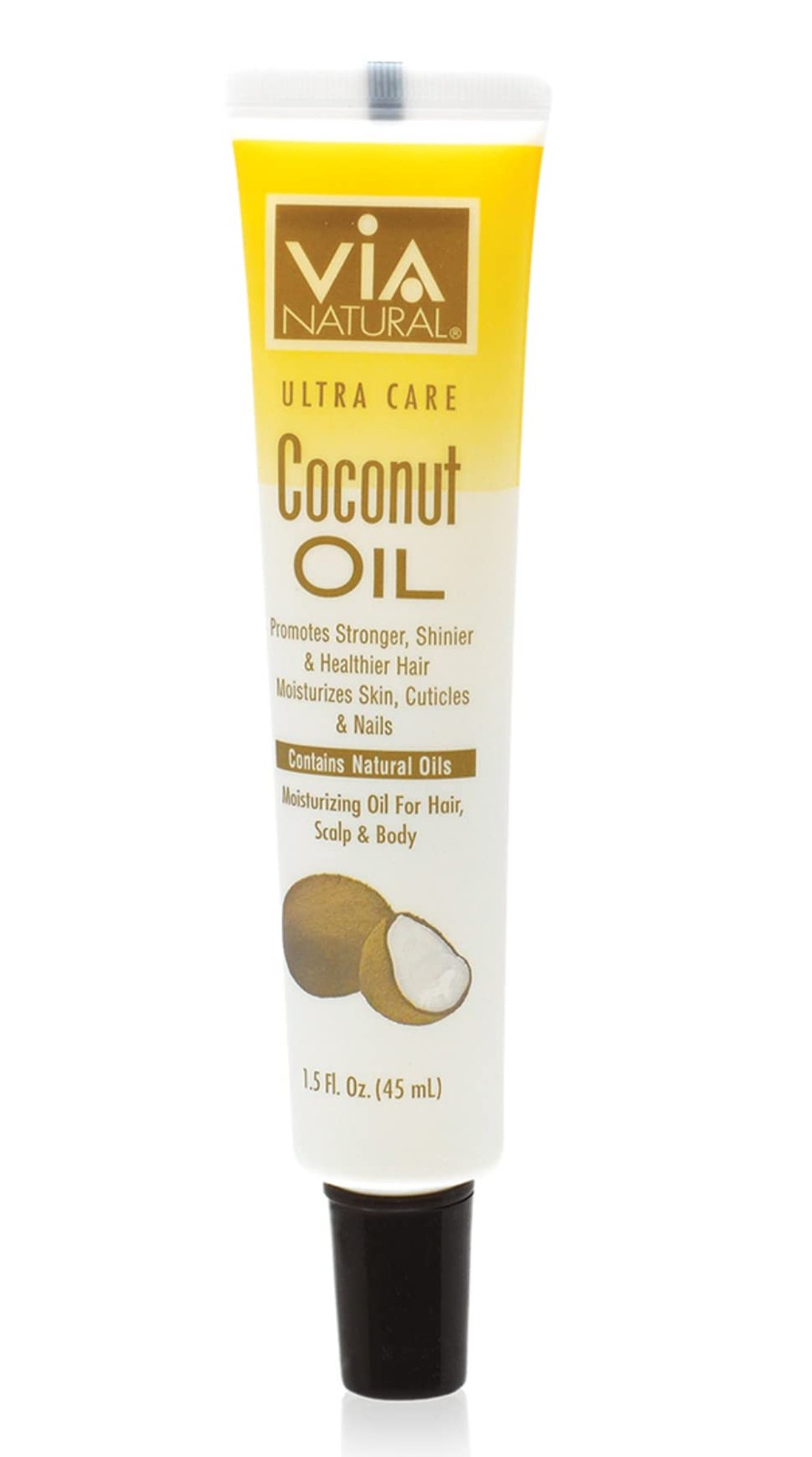 Via Natural Coconut Oil 1.5 oz (Pack of 1) 36 Ounce 1), B01BERBVEG