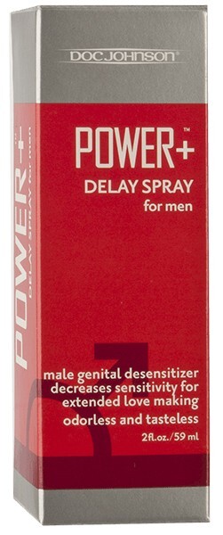 Doc Johnson Power Plus Delay Spray for Men 2 fluid ounce, New