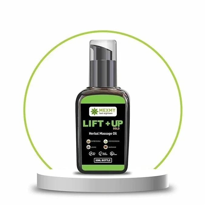 Lift Up Oil for Men – Ashwagandha Herbal Performance Massage Oil 50ml