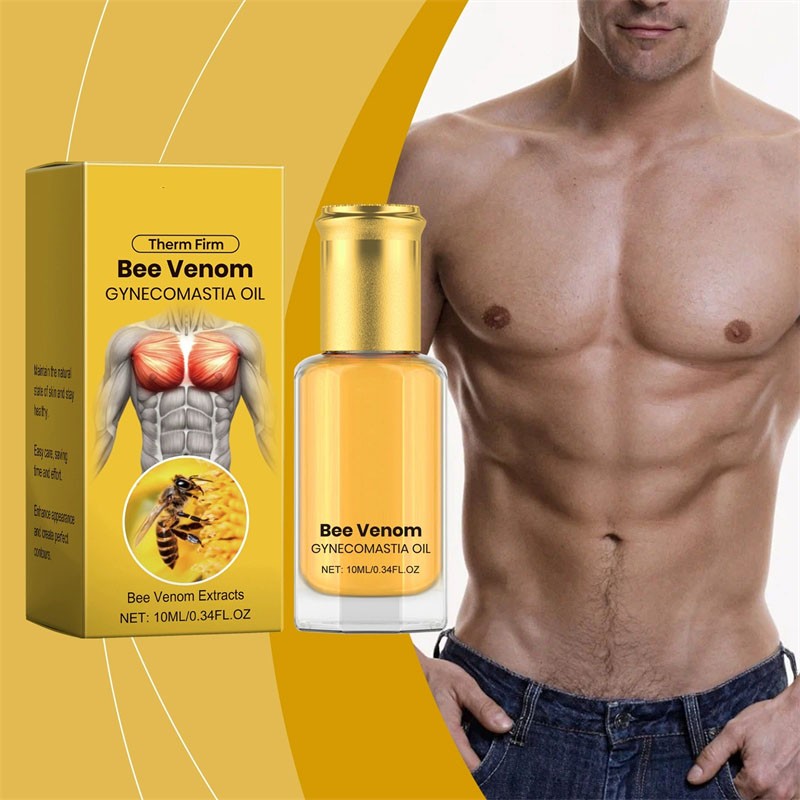 Bee Venom Gynecomastia Oil –Firming Chest | Treatment for Gynecomastia~Hot New
