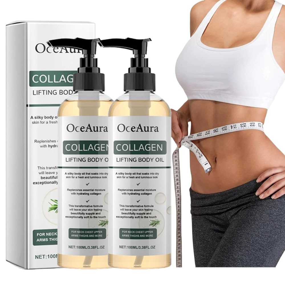 2Pack Collagen Lifting Body Oil Firming Anti Aging Wrinkles Scars & Stretch Mark