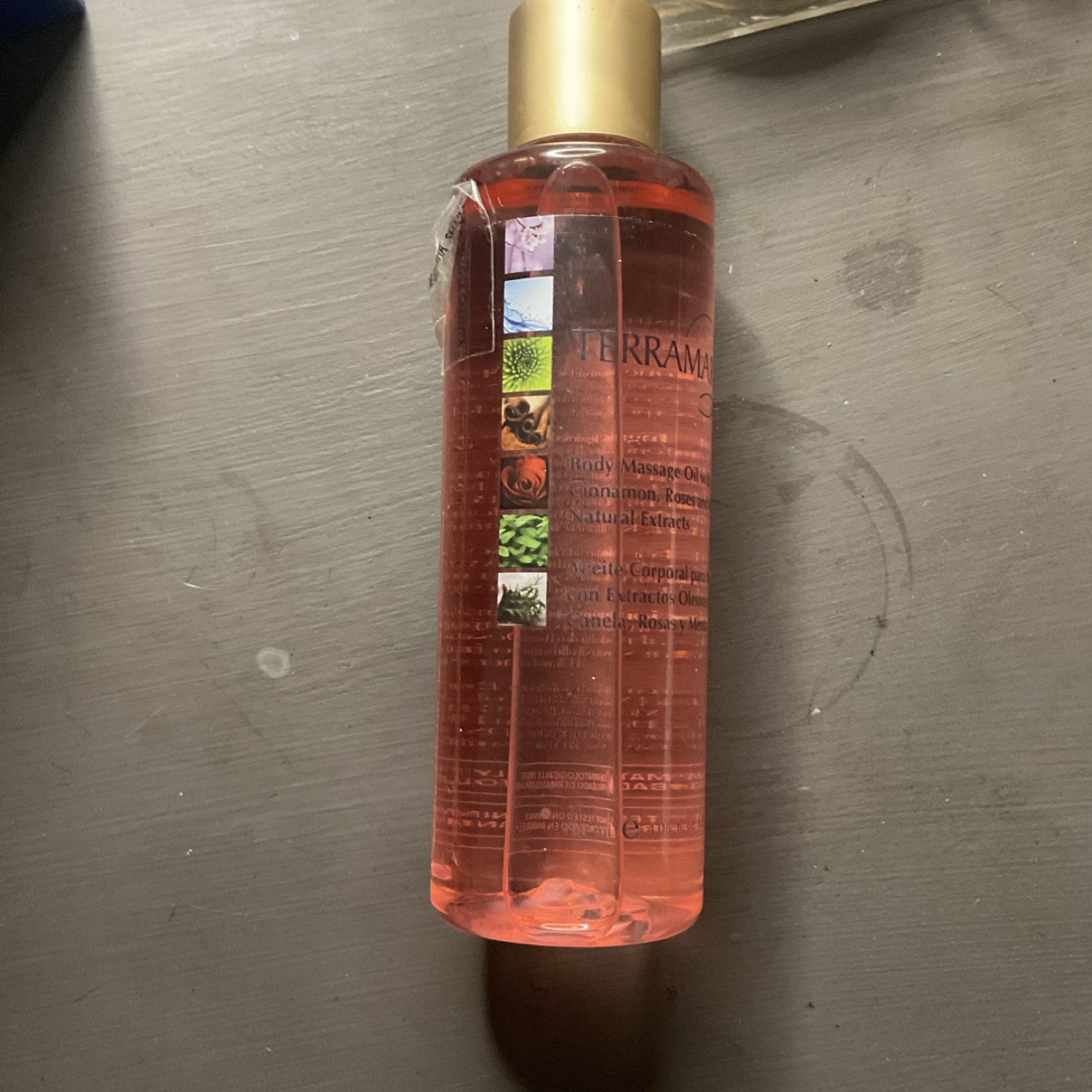 TERRAMAR Massage Oil Cinnamon Rosemary Animal Cruelty-Free Sunflower Oil