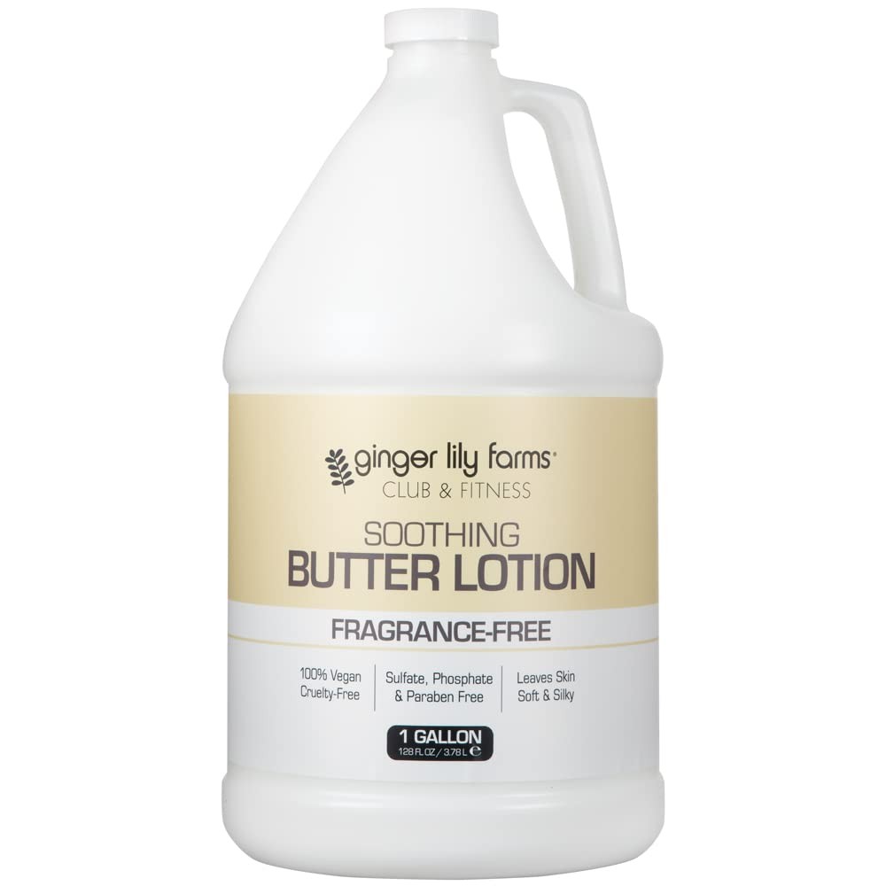 Ginger Lily Farms Club & Fitness Soothing Butter Lotion 128 Fl Oz (Pack of 1)