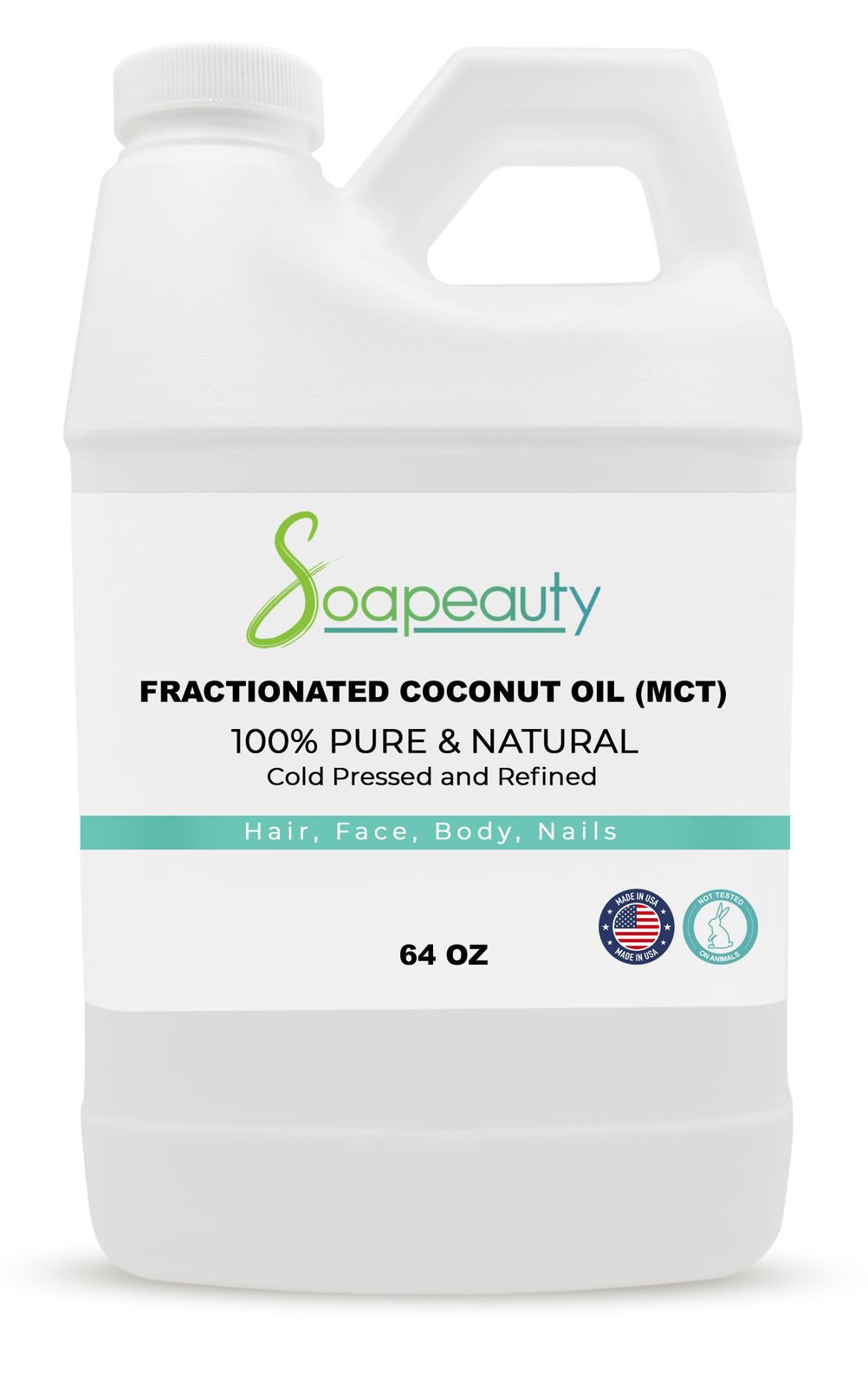 Soapeauty FRACTIONATED COCONUT OIL Cold Pressed Refined | 100% Natural Availa…
