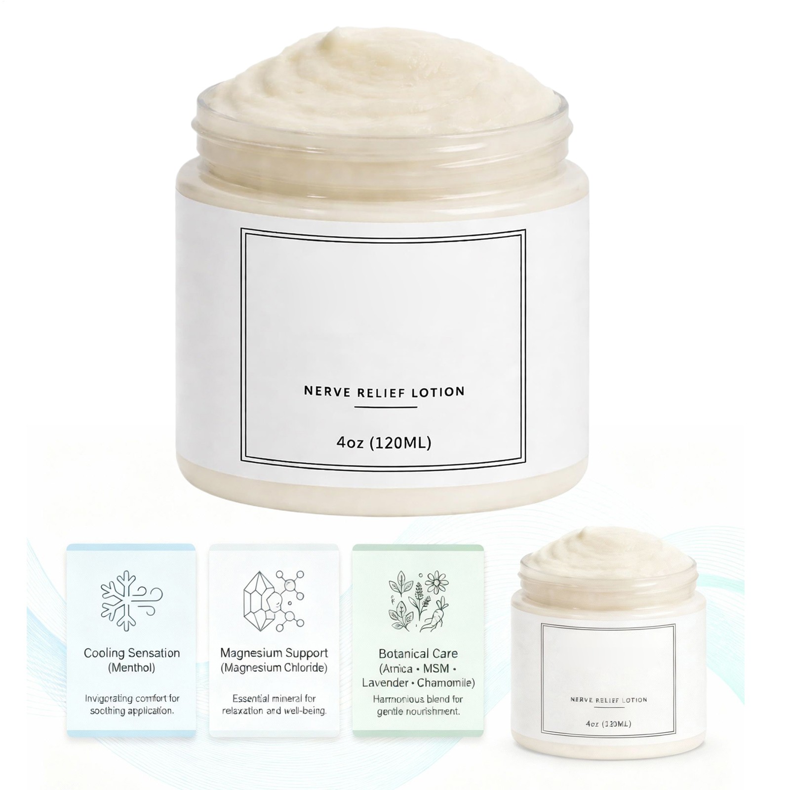 Revive Relief Nerve Moisturizer 120ml Repairing Moisturizer Soothing Massage Cre