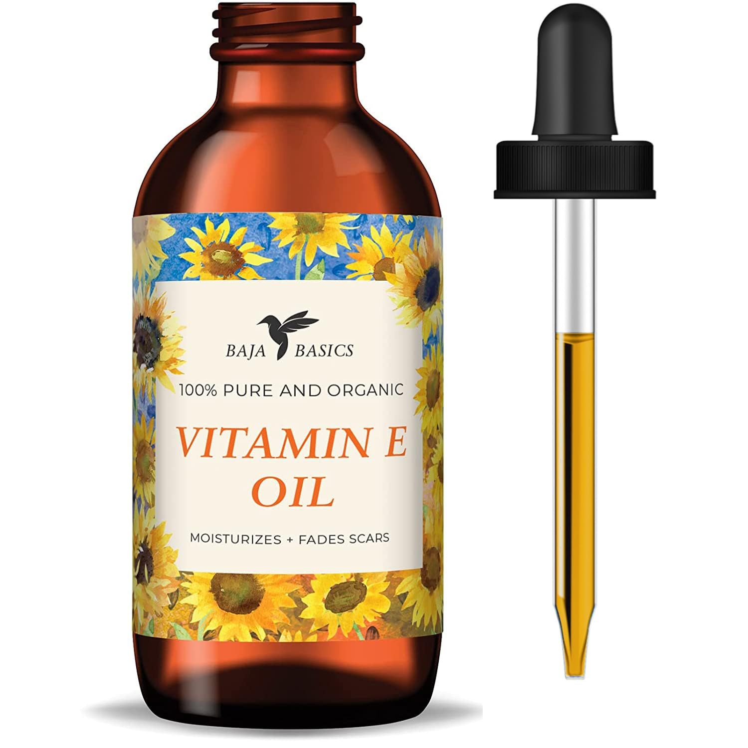 Organic Vitamin E Oil, Moisturizer for Skin, Face, Body, Nails and Hair, Mult…