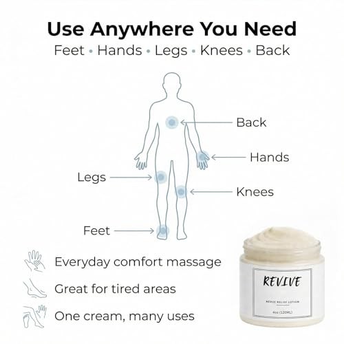 Revive Care Knee Nerve Relief Lotion Magnesium Menthol