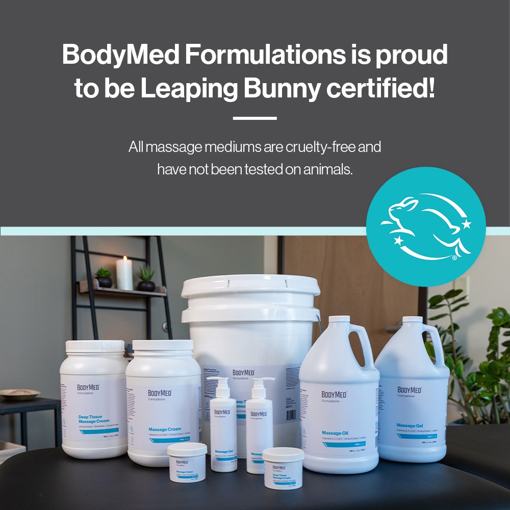 BodyMed Formulations Massage Cream, 1 gal. – Fragrance-Free, All-Natural Cream