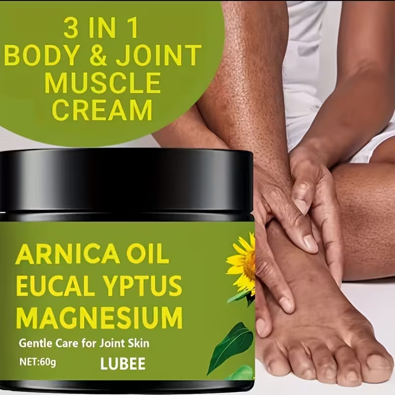 Arnica Oil, Calendula Oil, Magnesium Body Joint Massage Gel 60 Gr (2.11Oz)
