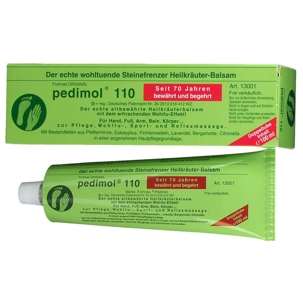 Frohnes Original Pedimol 110 Herbal Balm Massage Gel for Muscle & Joint Pain x10