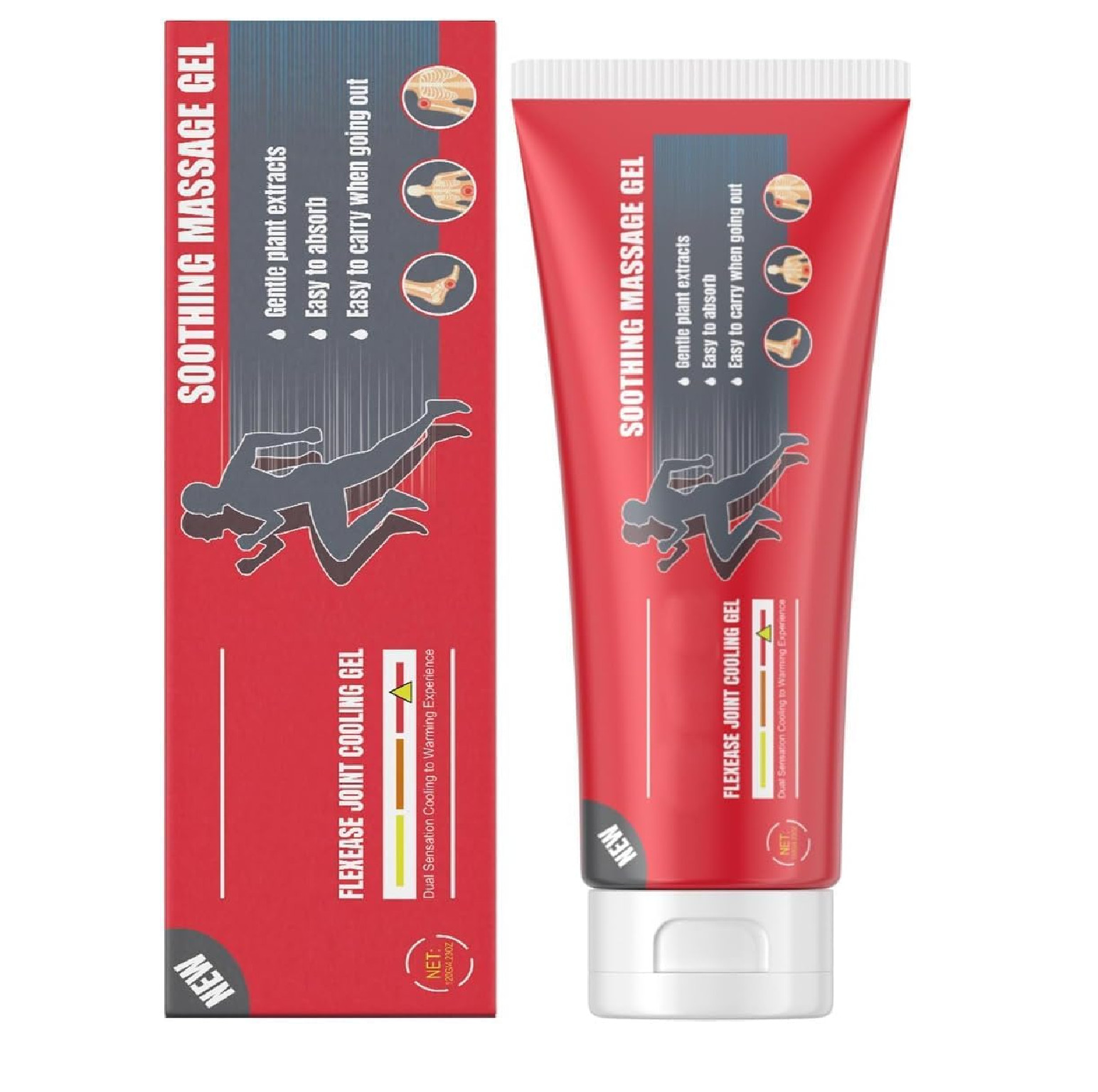 Joint Gel, Soothing Massage Cream, Joint Relief Massage Gel Rapid Cream 4.23oz