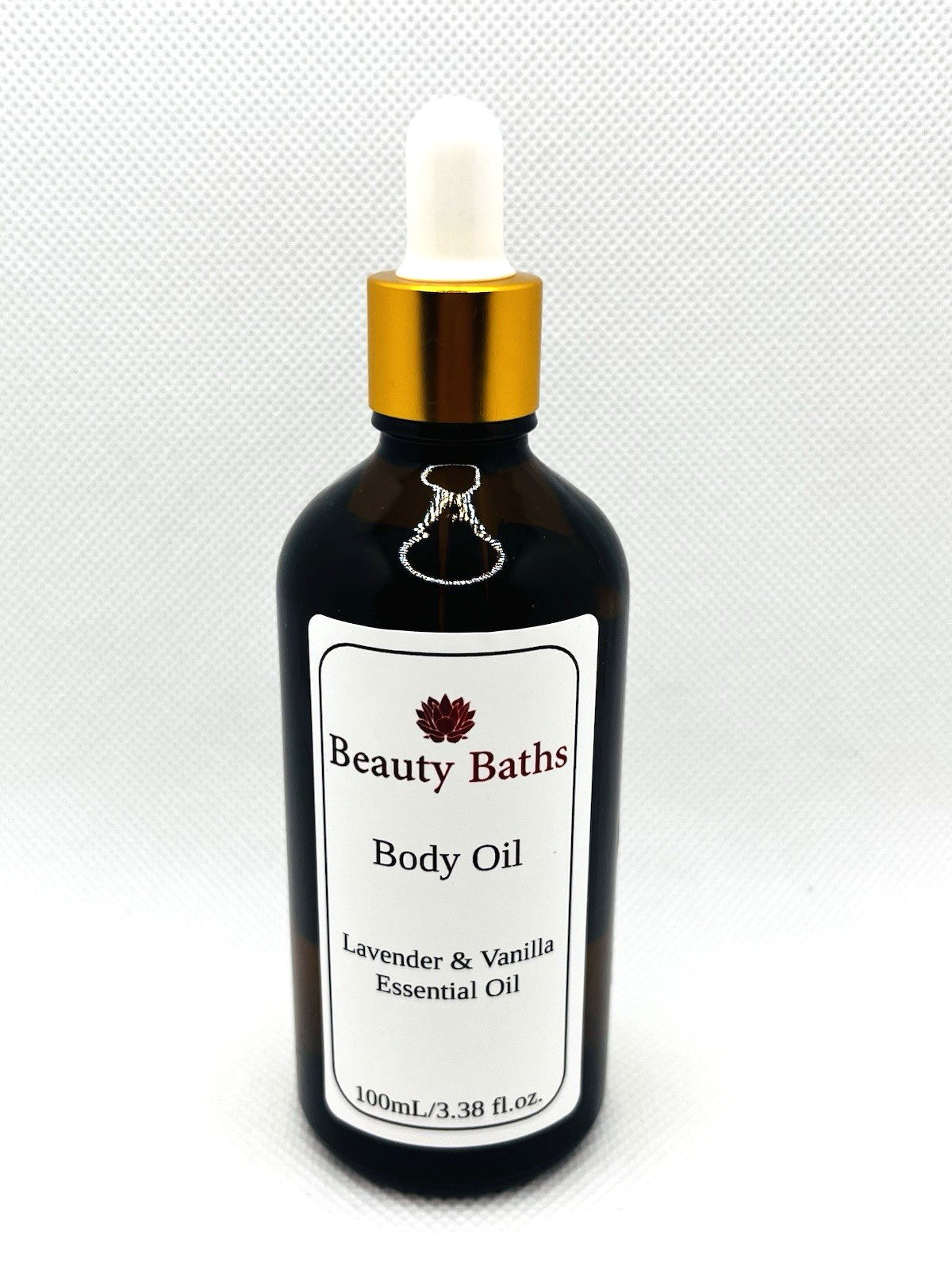 Lavender Vanilla Body Oil Handmade Natural Gift for Her Bath Massage Body Oil
