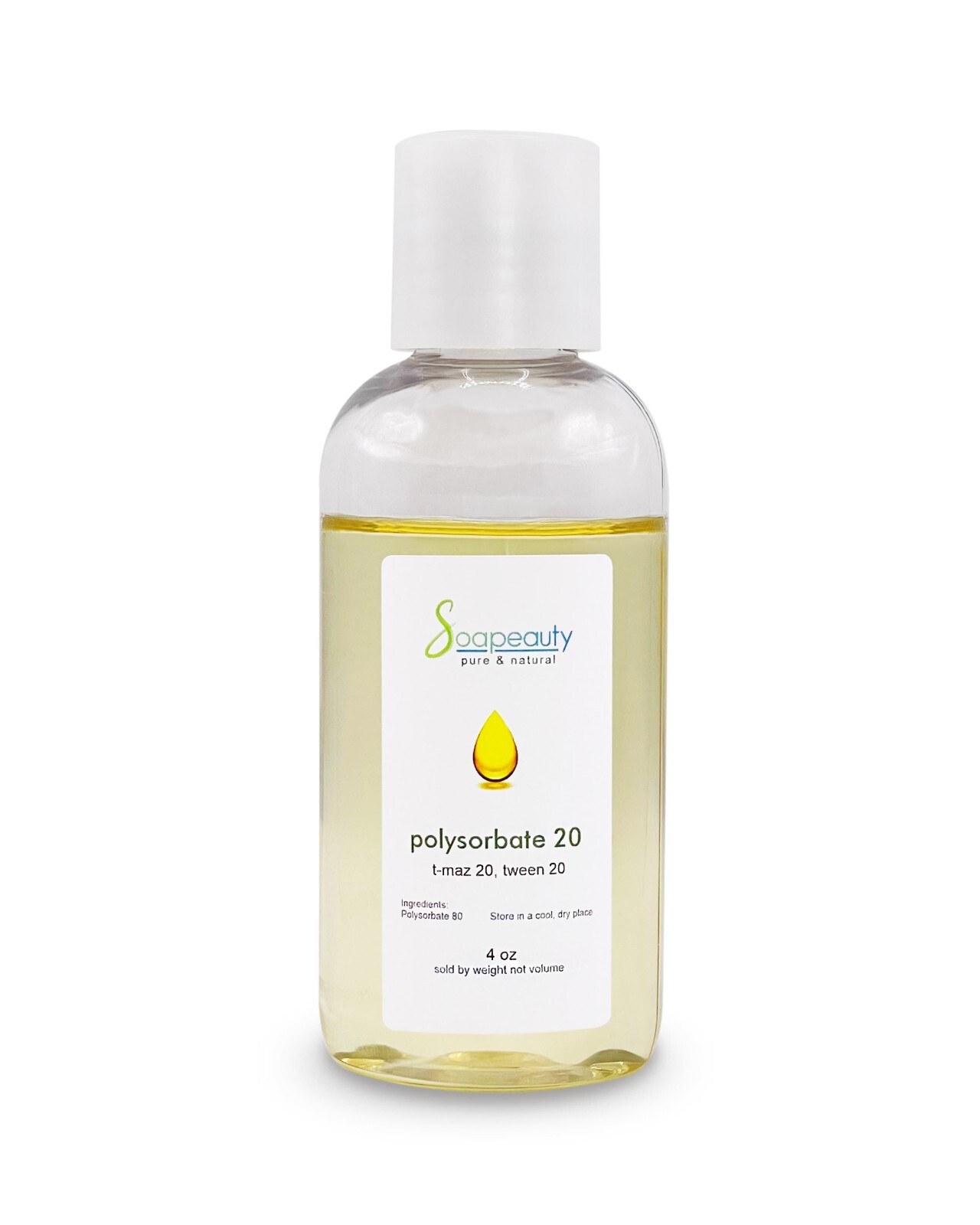 POLYSORBATE 20 T-MAZ 20 TWEEN 20 Surfactant Emulsifier 100% Pure