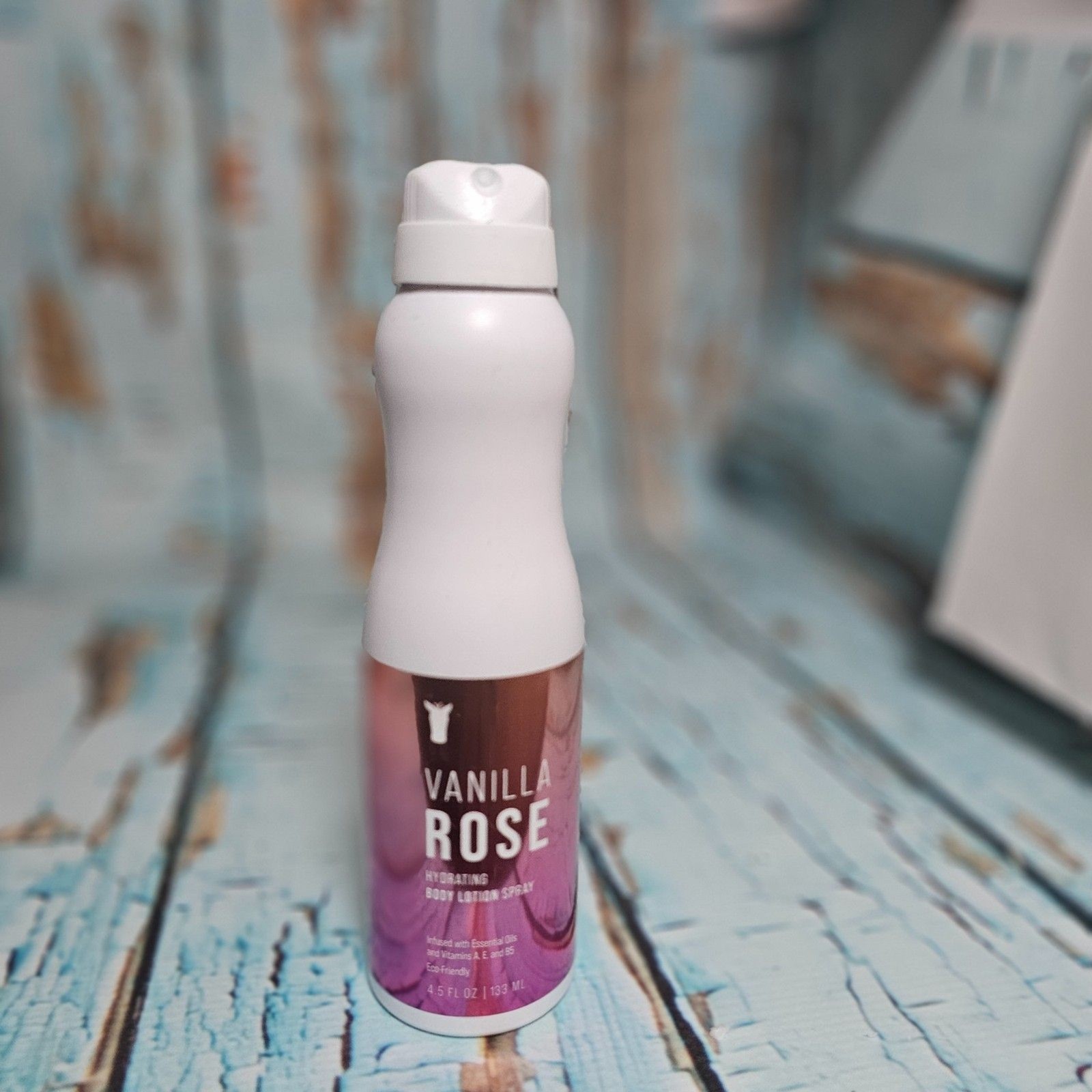 Pink Zebra Vanilla Rose Hydrating Body Lotion Spray 4.5oz Moisturizing NEW