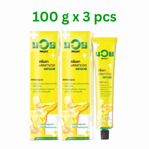 3X Namman Muay Thai Cream Pain Relief 100g Massage Relieves soreness muscle