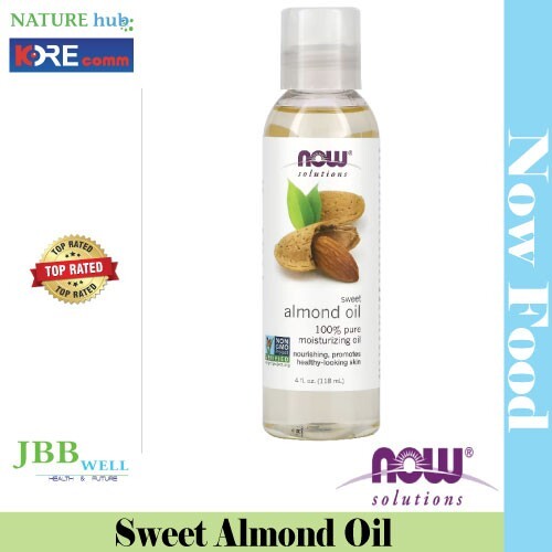 NOW Foods, Solutions, Sweet Almond Oil, 4 fl oz (118 ml)