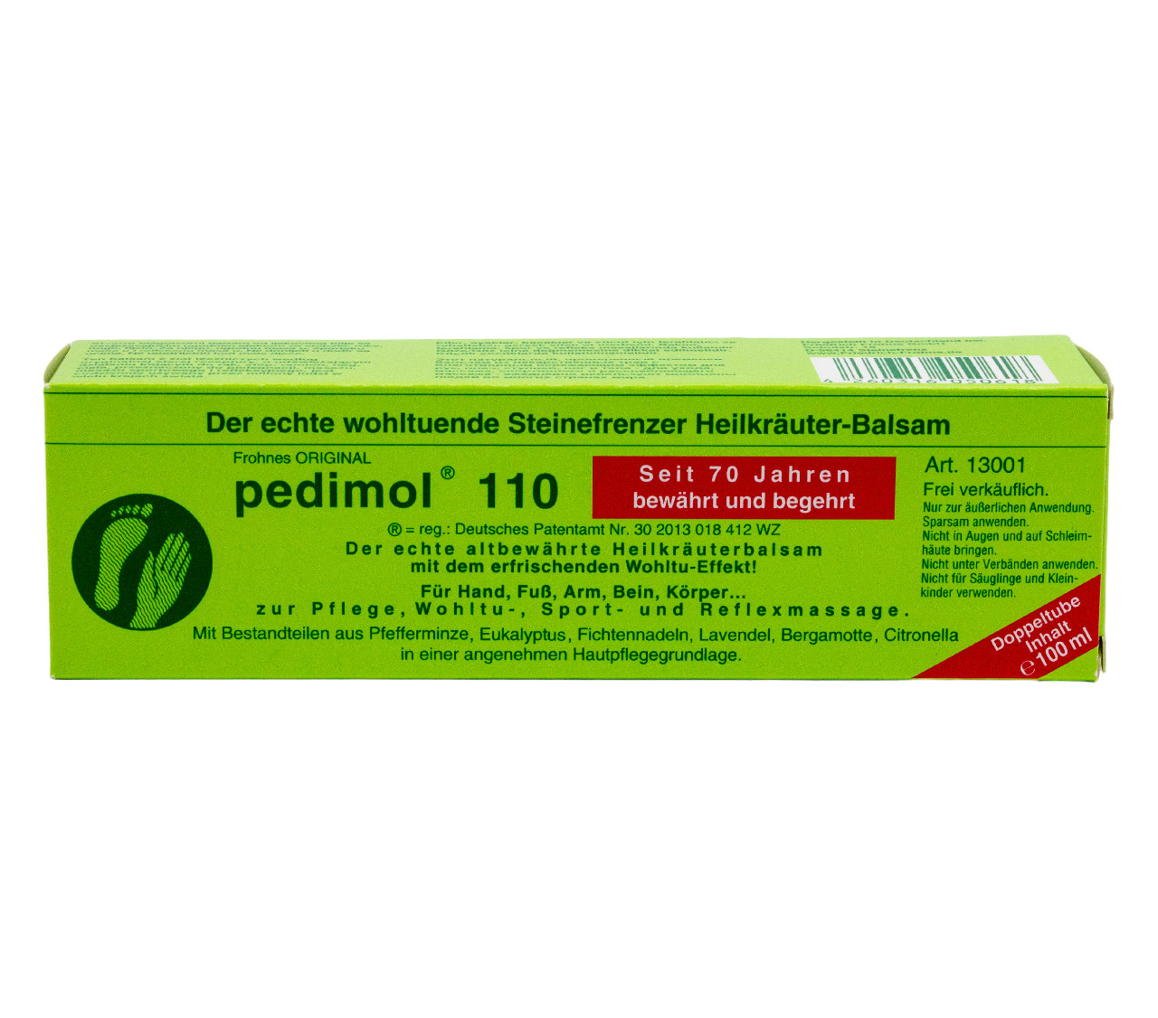 Frohnes Original Pedimol 110 Herbal Balm Massage Gel for Muscle & Joint Pain x10