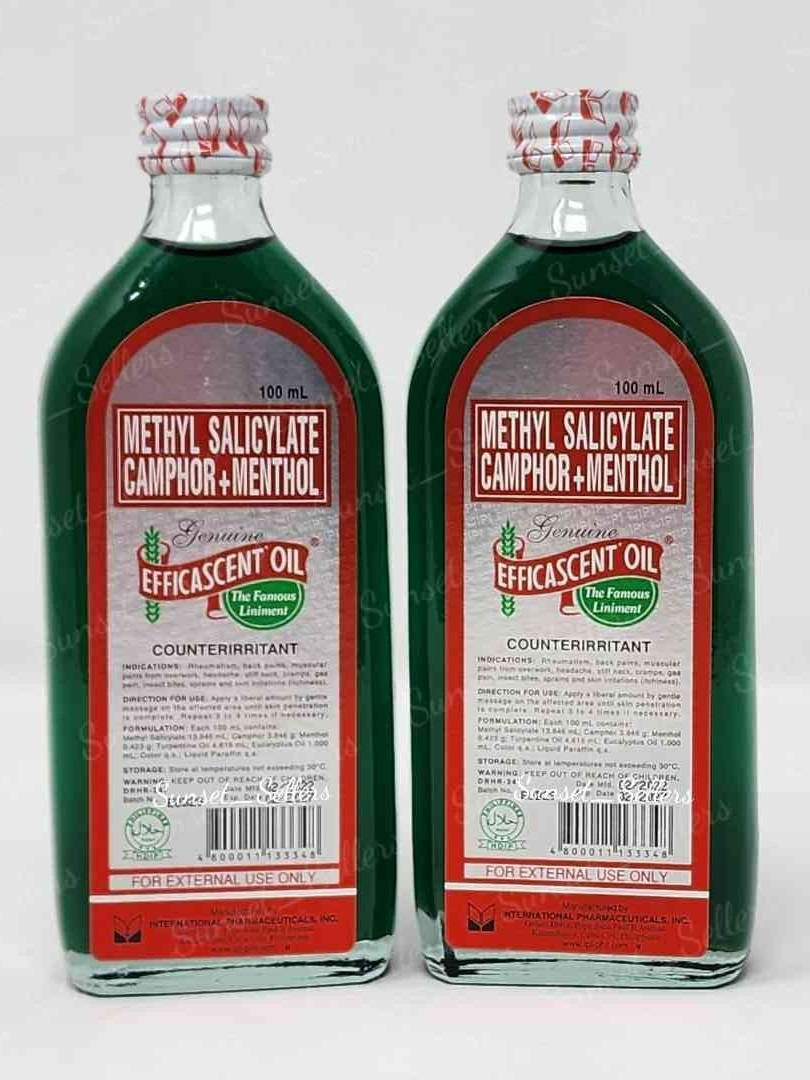 Efficascent Oil Regular Strength 100ml (Lot of 2)