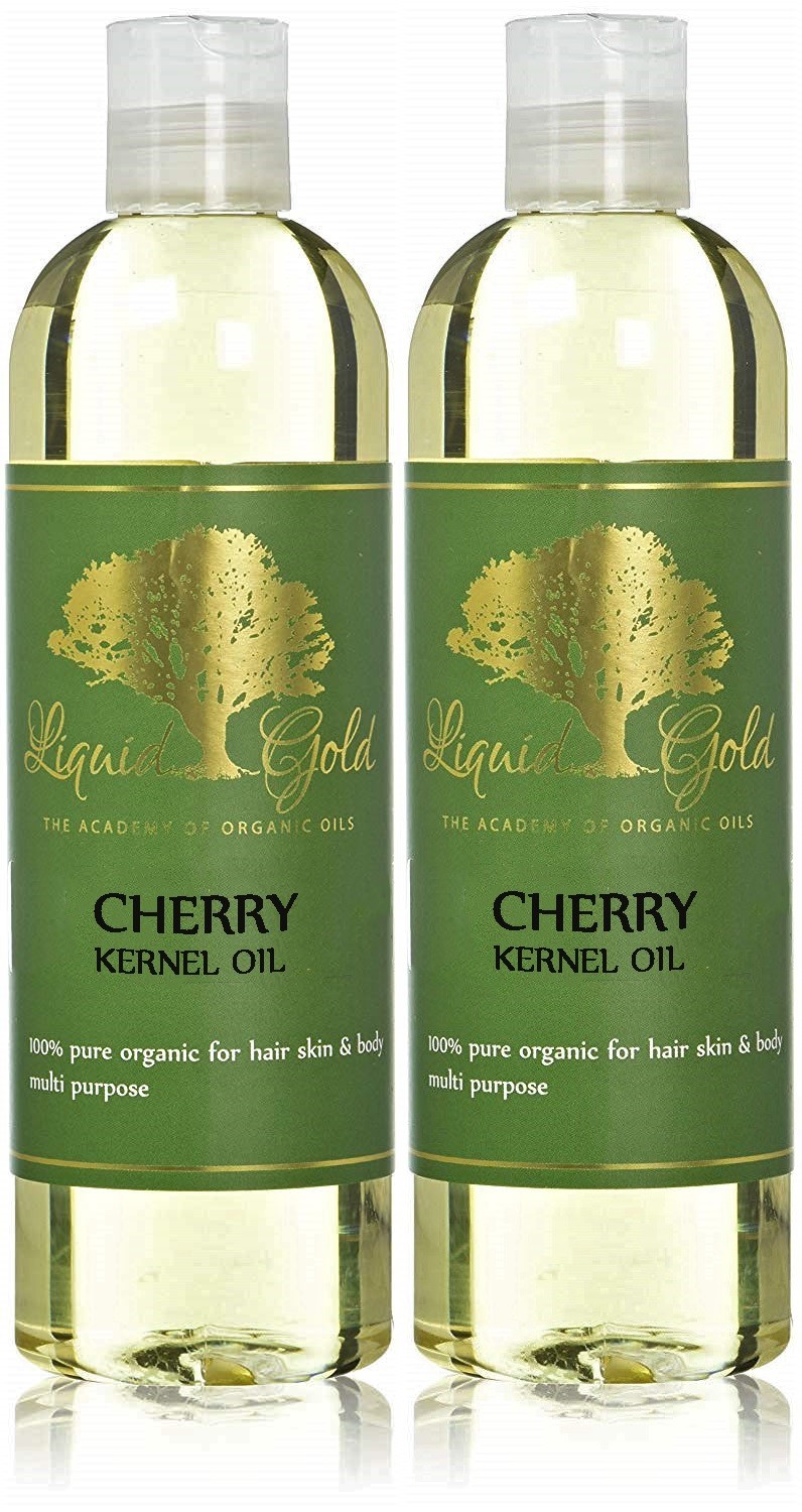 Premium Liquid Gold Cherry Kernel Carrier Oil 100% Pure Organic Skin Hair Health