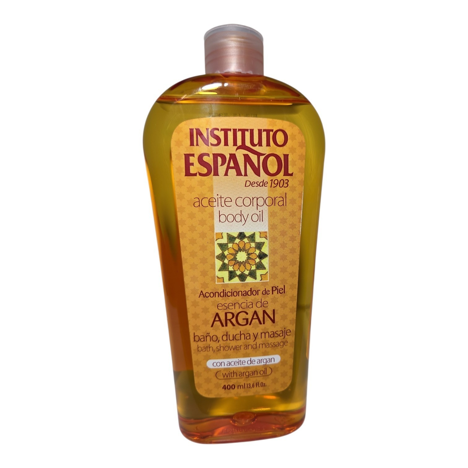 Instituto Español Argan Body Oil 13.6 fl oz Unisex Amber No Mancha Argan