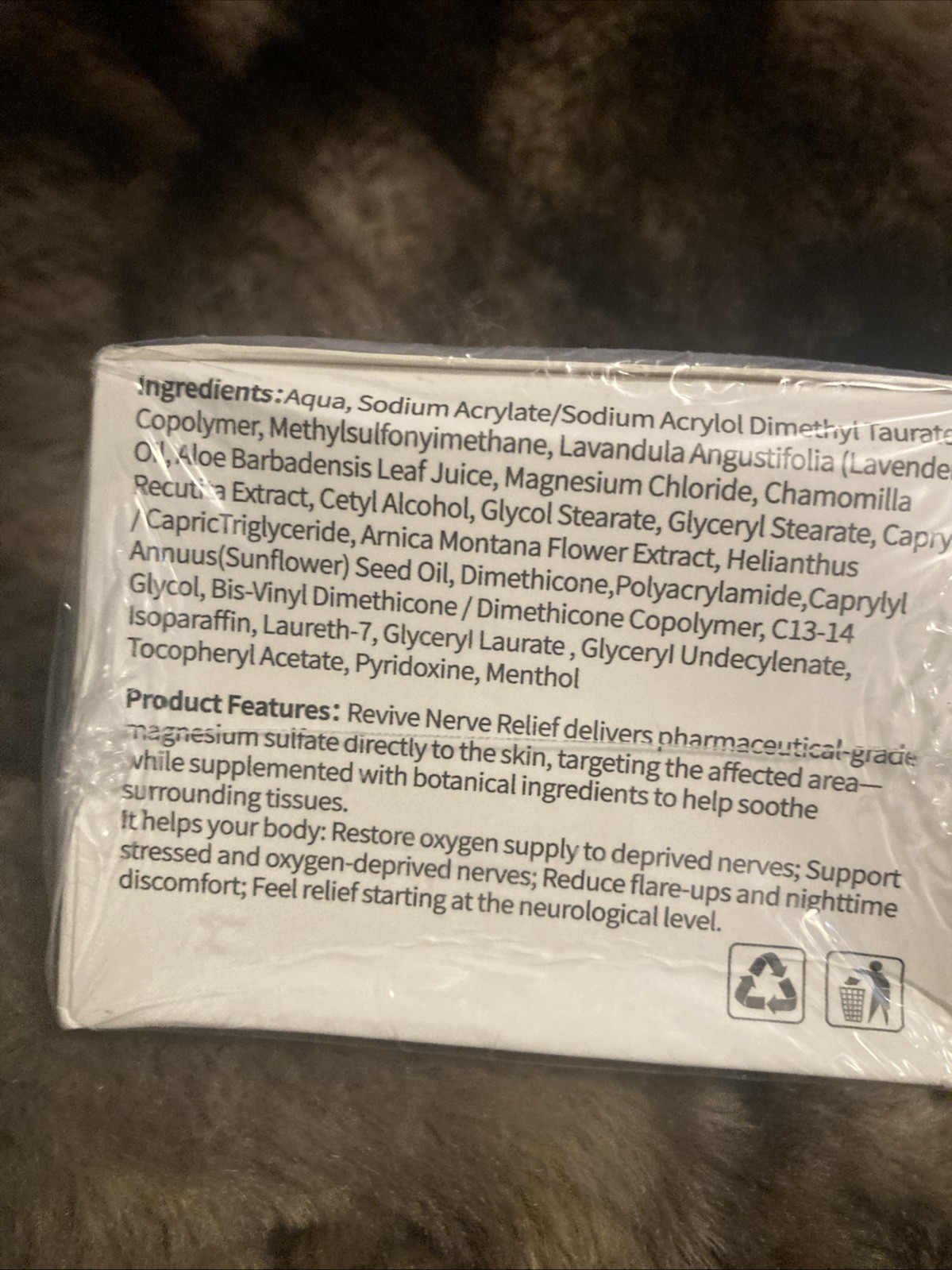 Revive Nerve Relief Cream Magnesium Arnica Lavender Brand New In Sealed Box