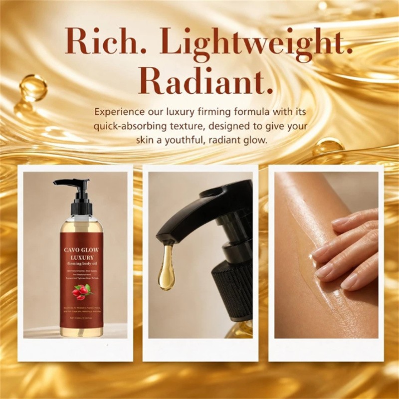 Cavo Glow Luxury Firming Body Oil Anti Crepe Skin Tightening Hydrating Oil