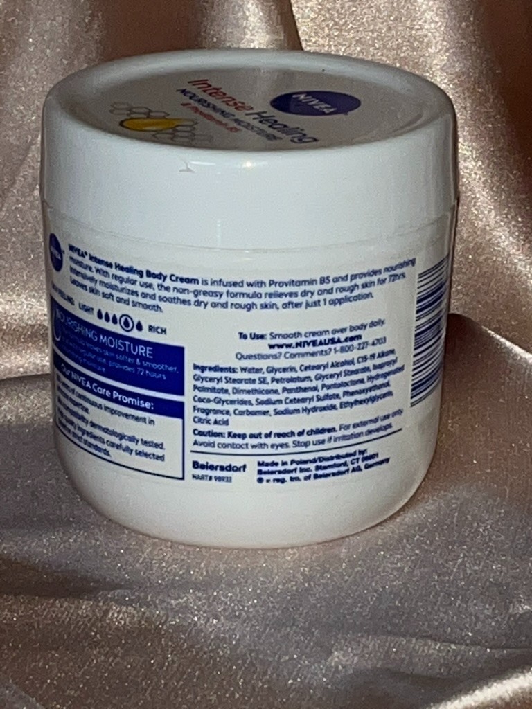 NIVEA INTENSE HEALING NOURISHING MOISTURE &HELP HEAL DRY & ROUGH SKIN 13.5oz.NEW
