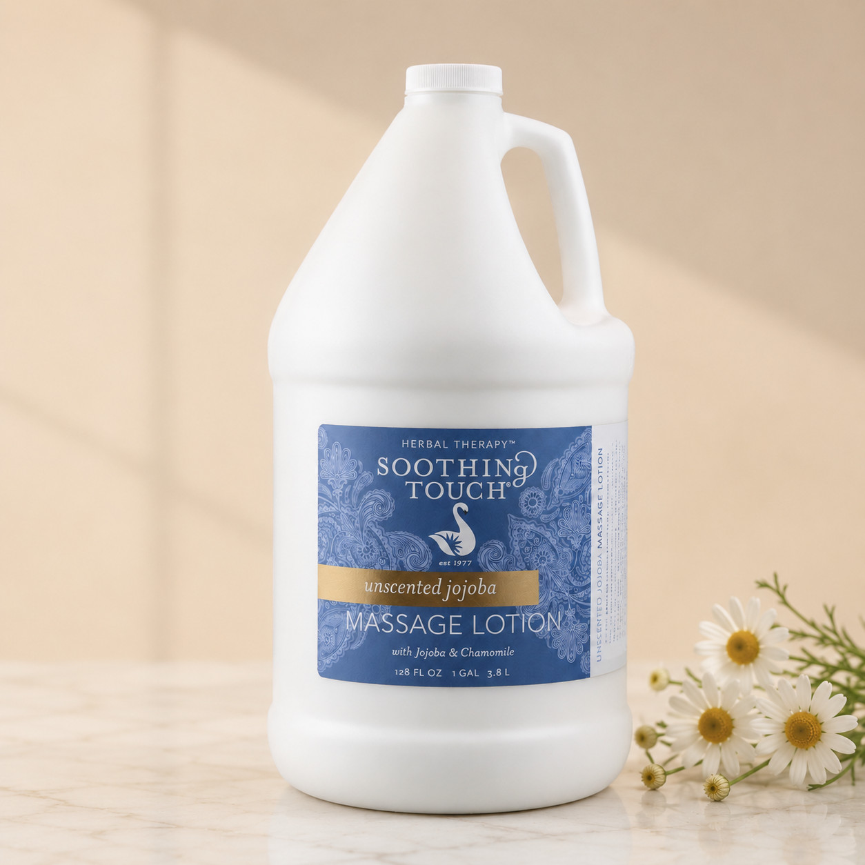 Herbal Therapy Soothing Touch Unscented Jojoba Massage Lotion 128FL Oz