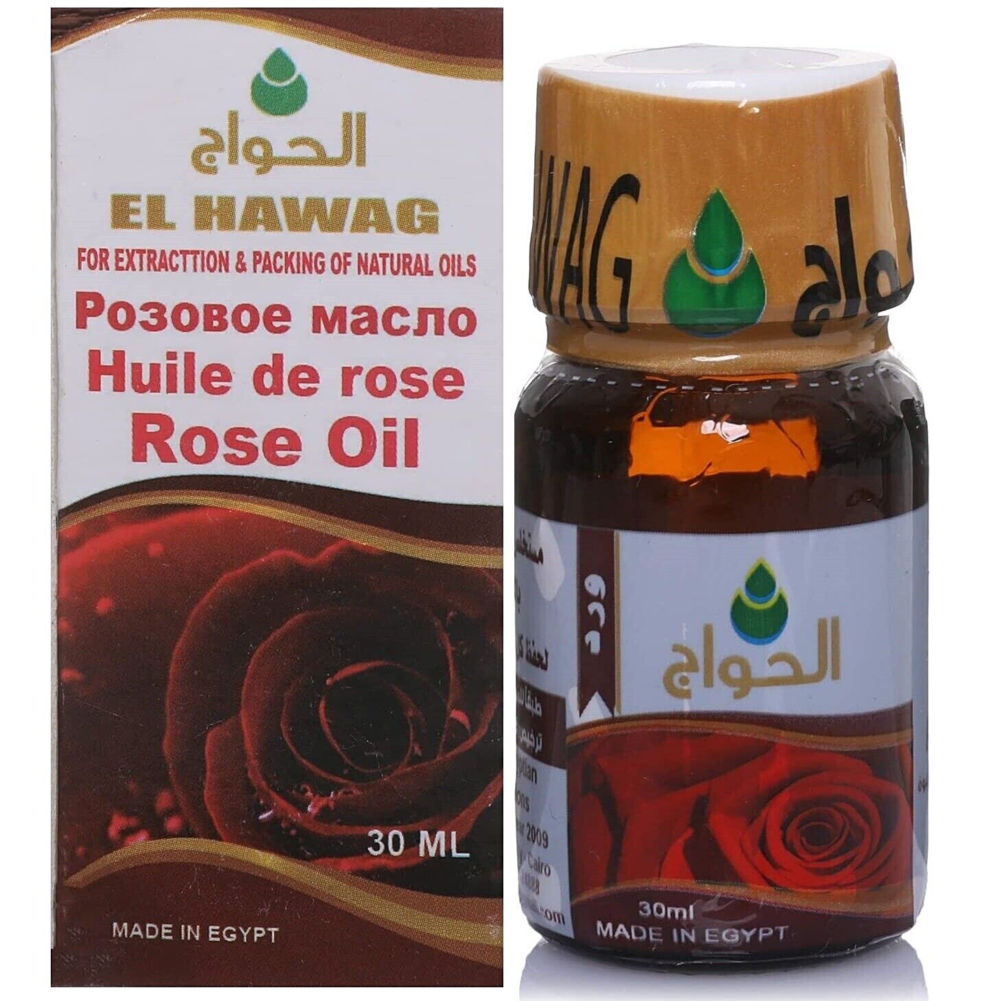ElHawag Rose Oil For Sensitive Skin 100% Pure And Natural Organic – 30ml