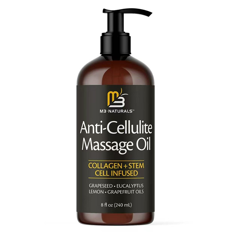 Anti-Cellulite Massage Infused Oil with Collagen & Stem Cells – Skin Tightening