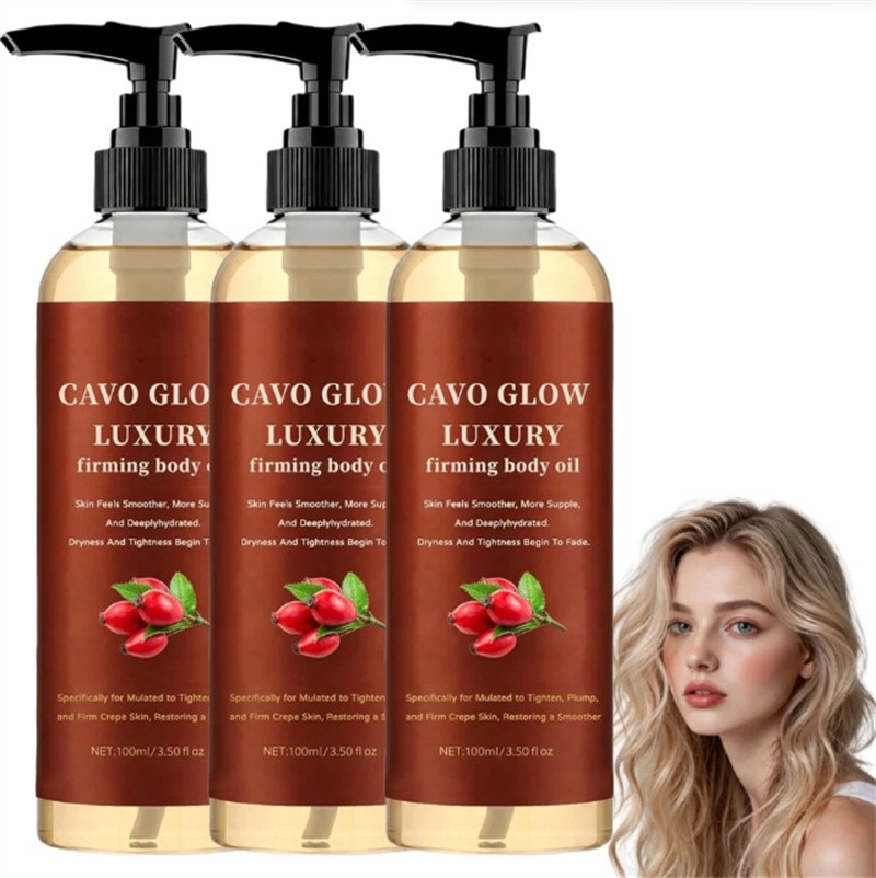 Cavo Glow Luxury Firming Body Oil Anti Crepe Skin Tightening Hydrating Oil