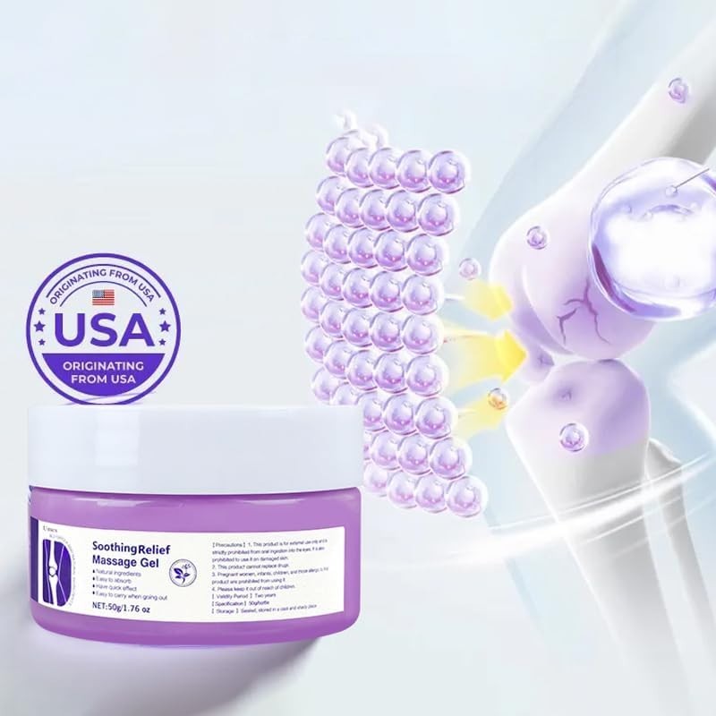 Soothing Relief Massage Gel – 2PCS Joint Pain Relief for Knees, Neck, Hands & Ba