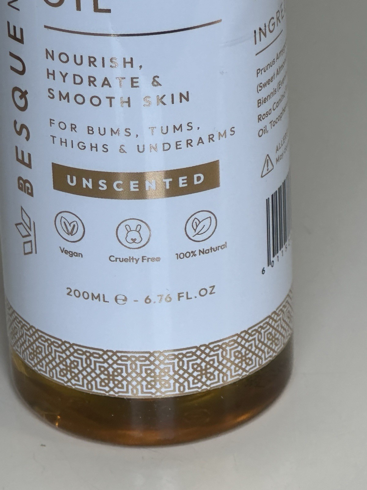 Besque Magic Luxury Body Oil 6.7 fl oz / 200 ml Unscented NEW SEALED IN BOX
