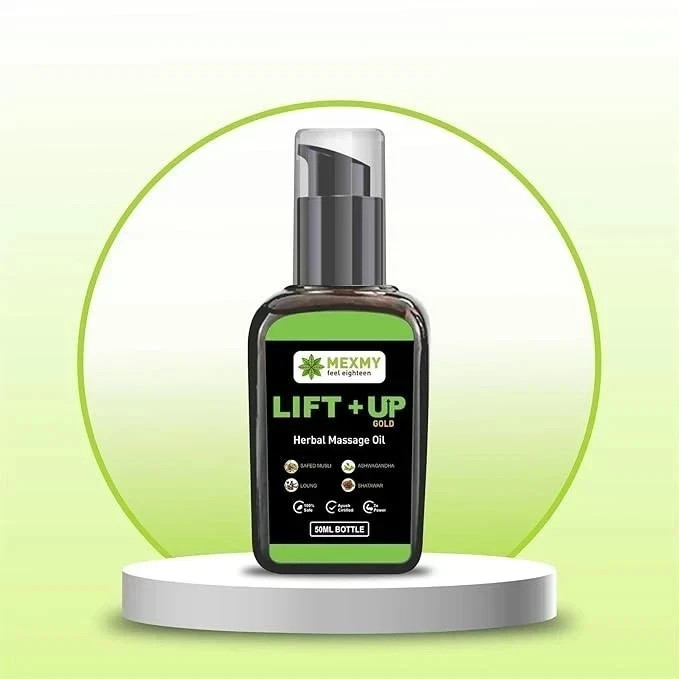 Lift Up Oil for Men – Ashwagandha Herbal Performance Massage Oil 50ml