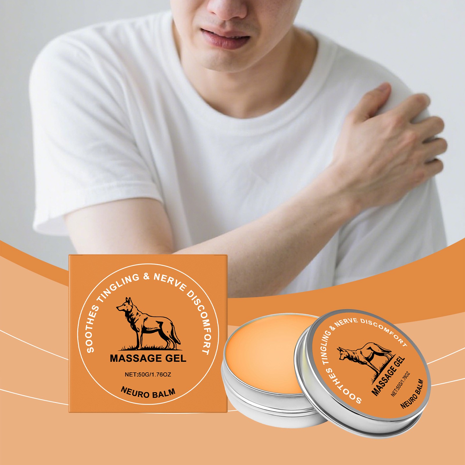 Neuro Balm, Nerve Relief Balm for Neuropathy, Natural Joint Care ~US