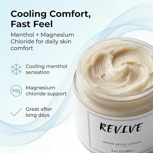 Revive Care Knee Nerve Relief Lotion Magnesium Menthol