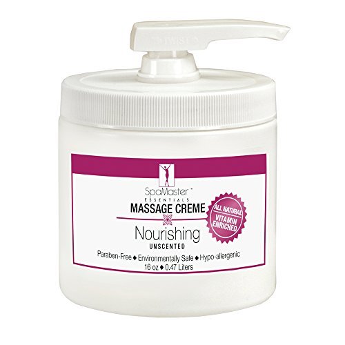 Master Massage Cream Natural Unscented Water Soluble Therapeutic Lotion 16 oz