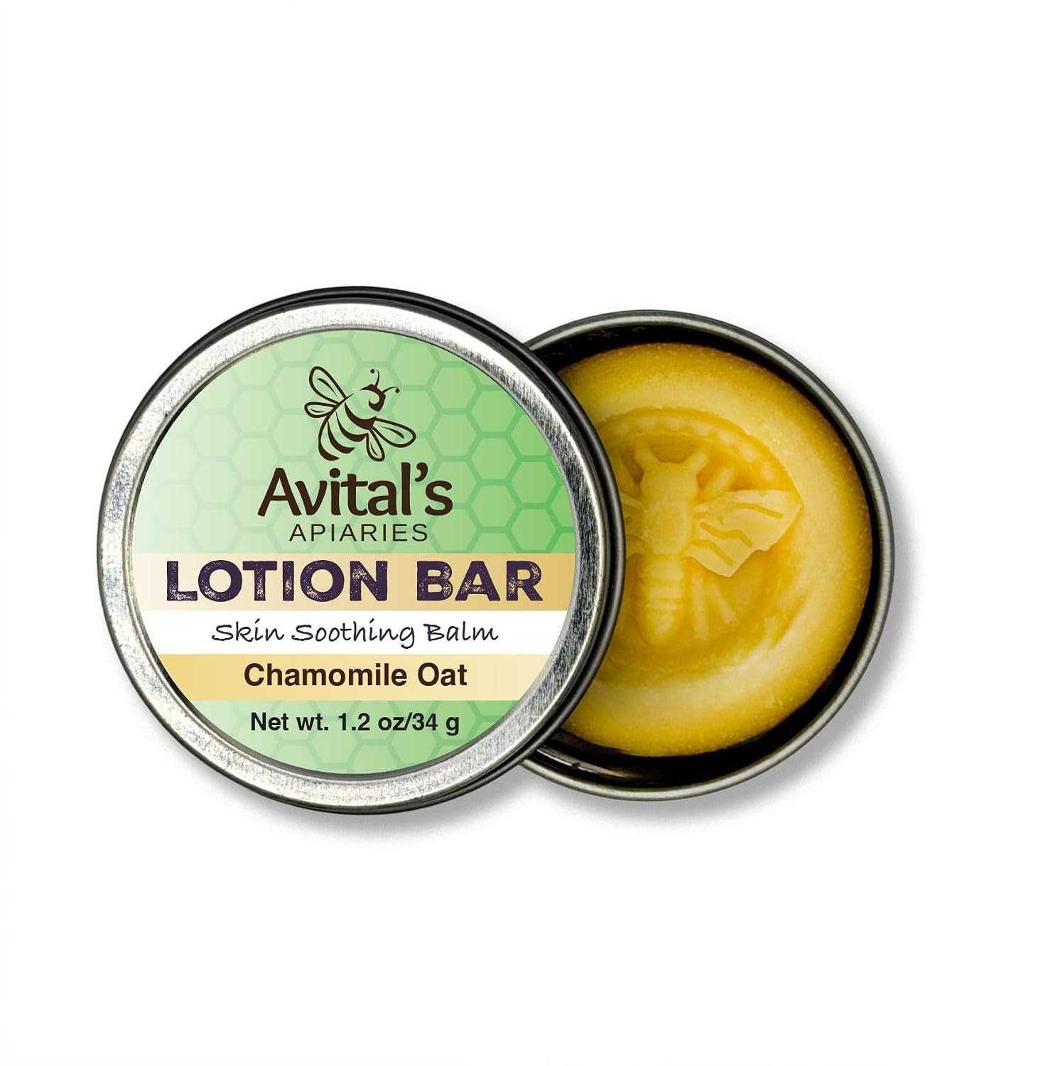 Avital’s Apiaries Chamomile Oat Lotion Bar Sensitive Skin
