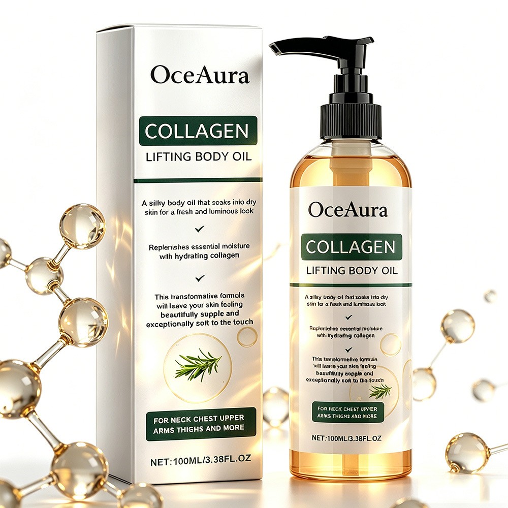 100ml Collagen Lifting Body Oil Firming Anti Aging Wrinkles Scars & Stretch Mark