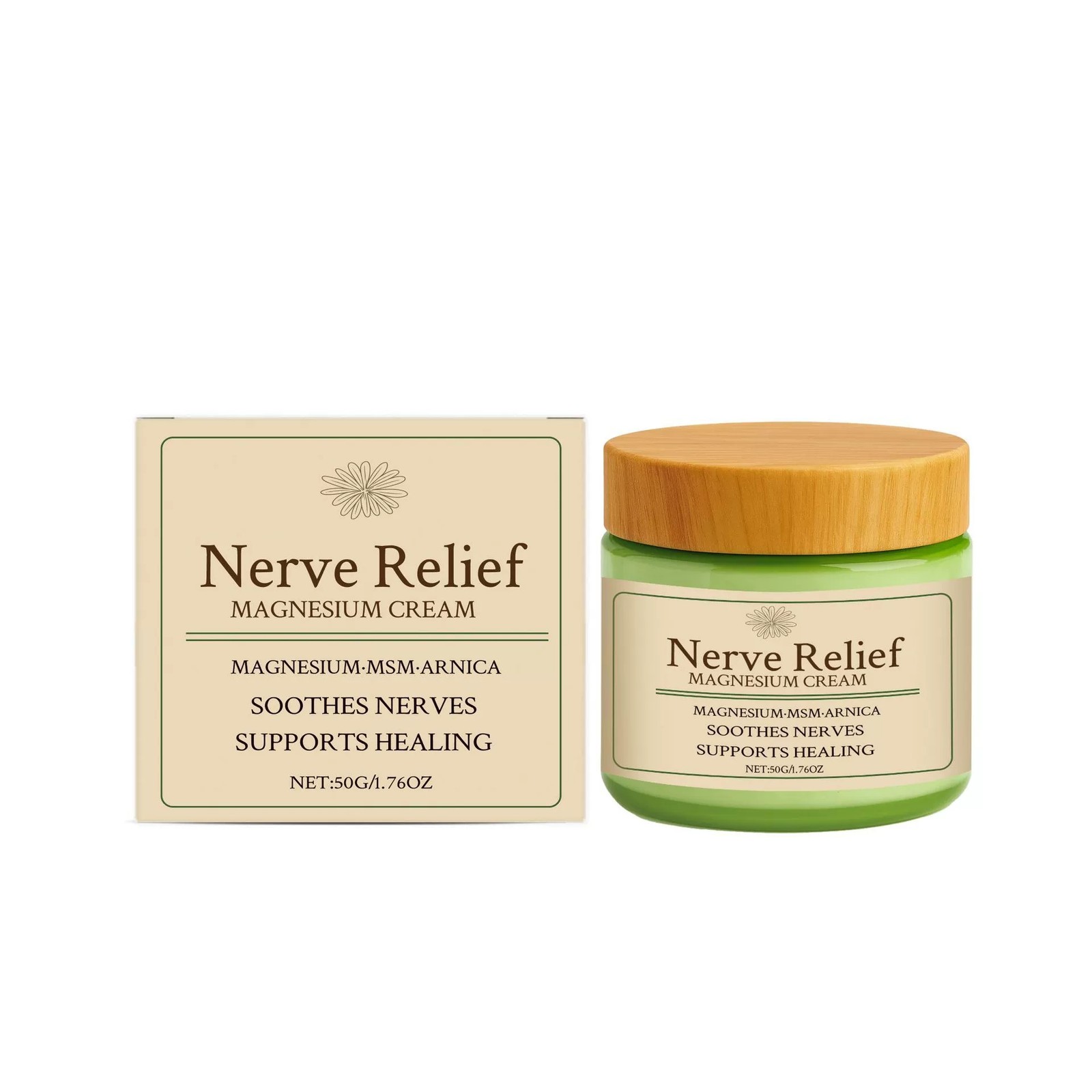 1-3 PCS Therawolf Neuro Balm, 2026 New Herbal Joint & Muscle Soothing Cream 50g